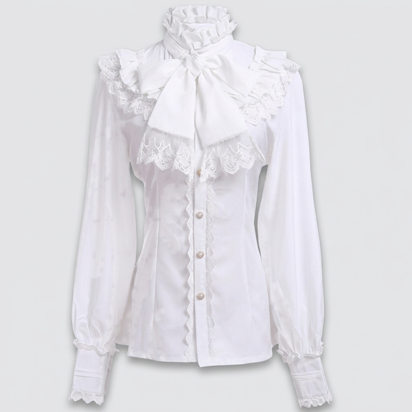 Adeline Ruffle Poet Blouse
