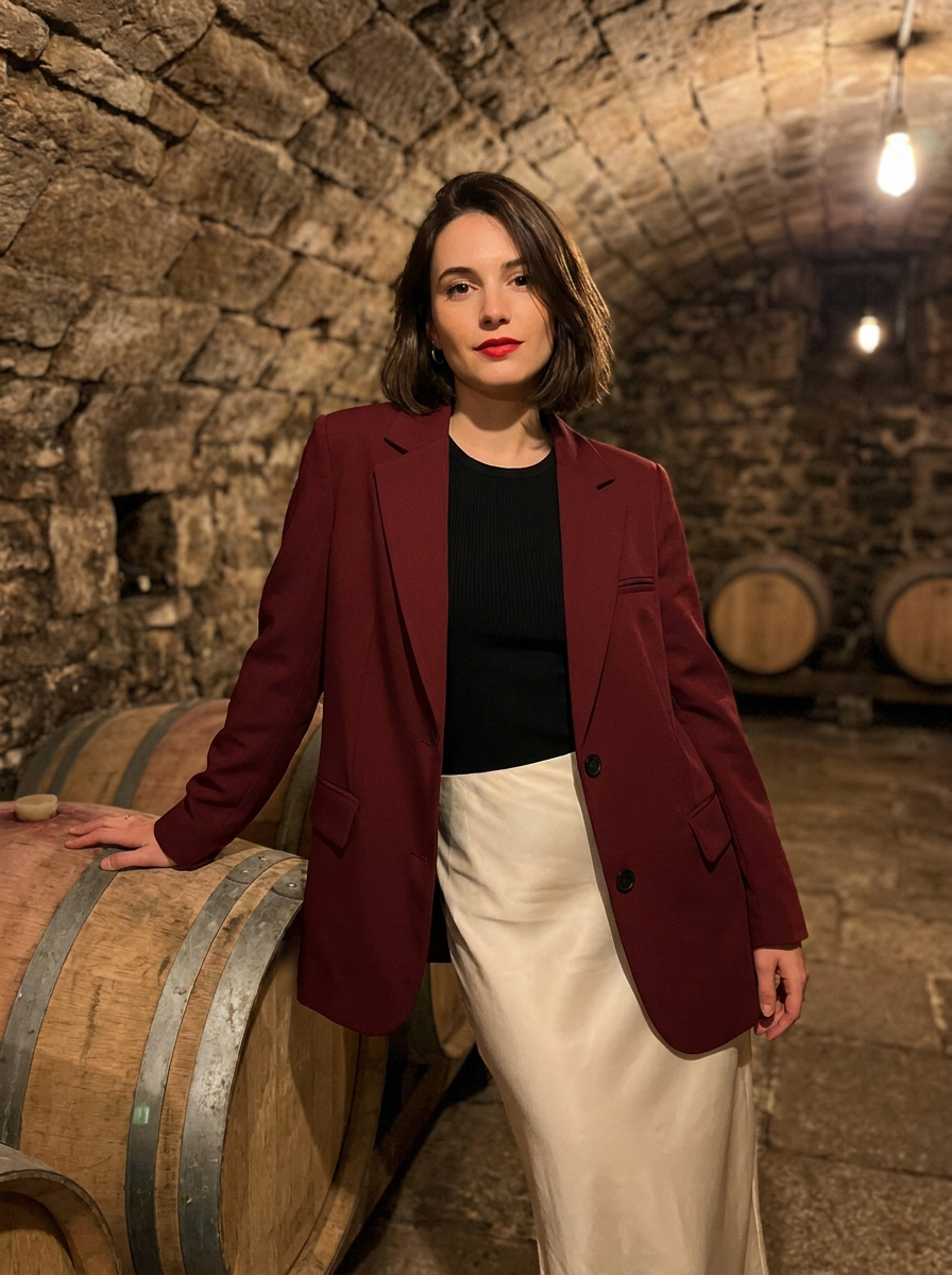 Harper Single-Breasted Blazer – how it looks worn