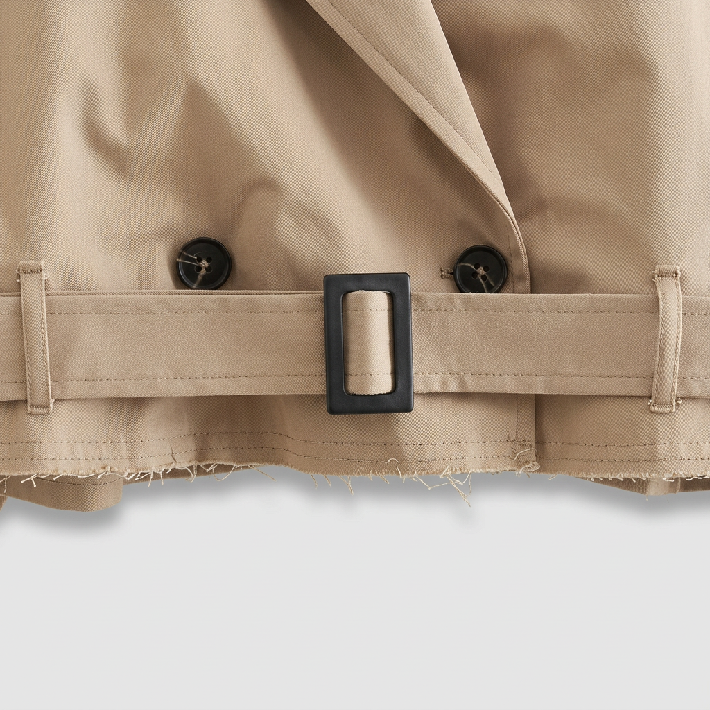 Harlow Trench Coat – detail view