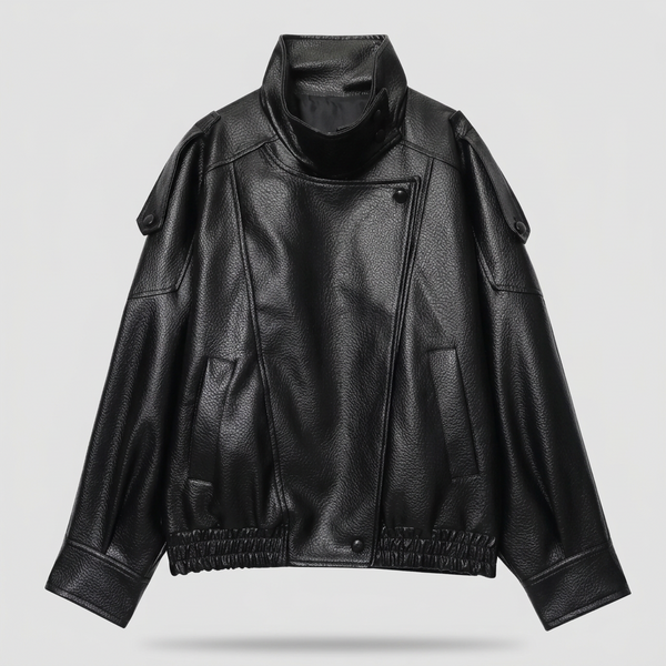 Juno Oversized Faux Leather Jacket