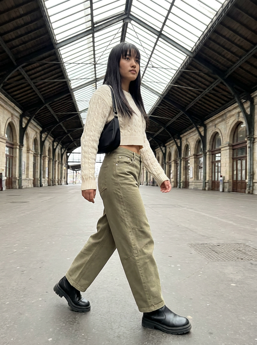 Billie Barrel-Leg Jeans – how it looks worn