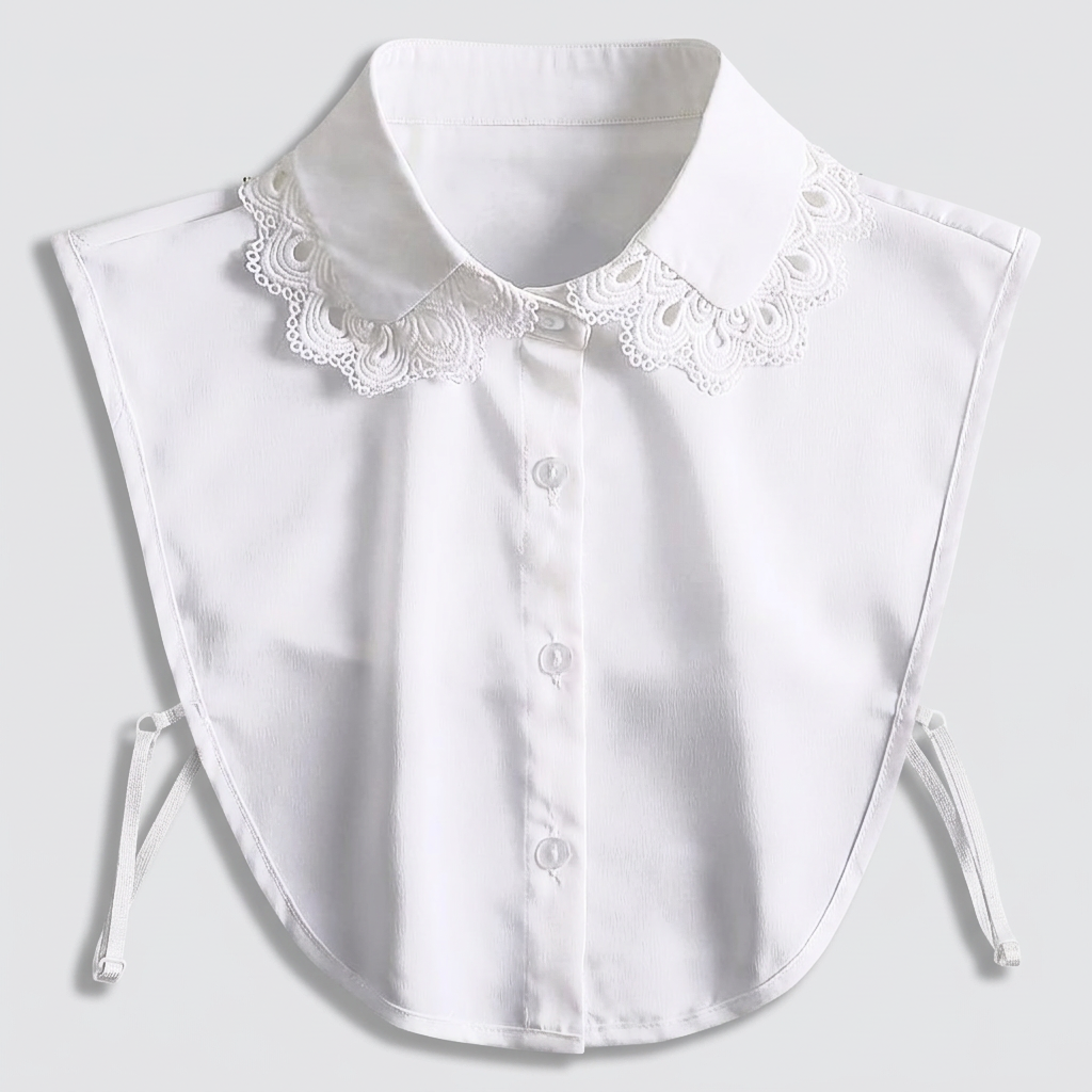 Pia Detachable Peter Pan Collar - Lace - front