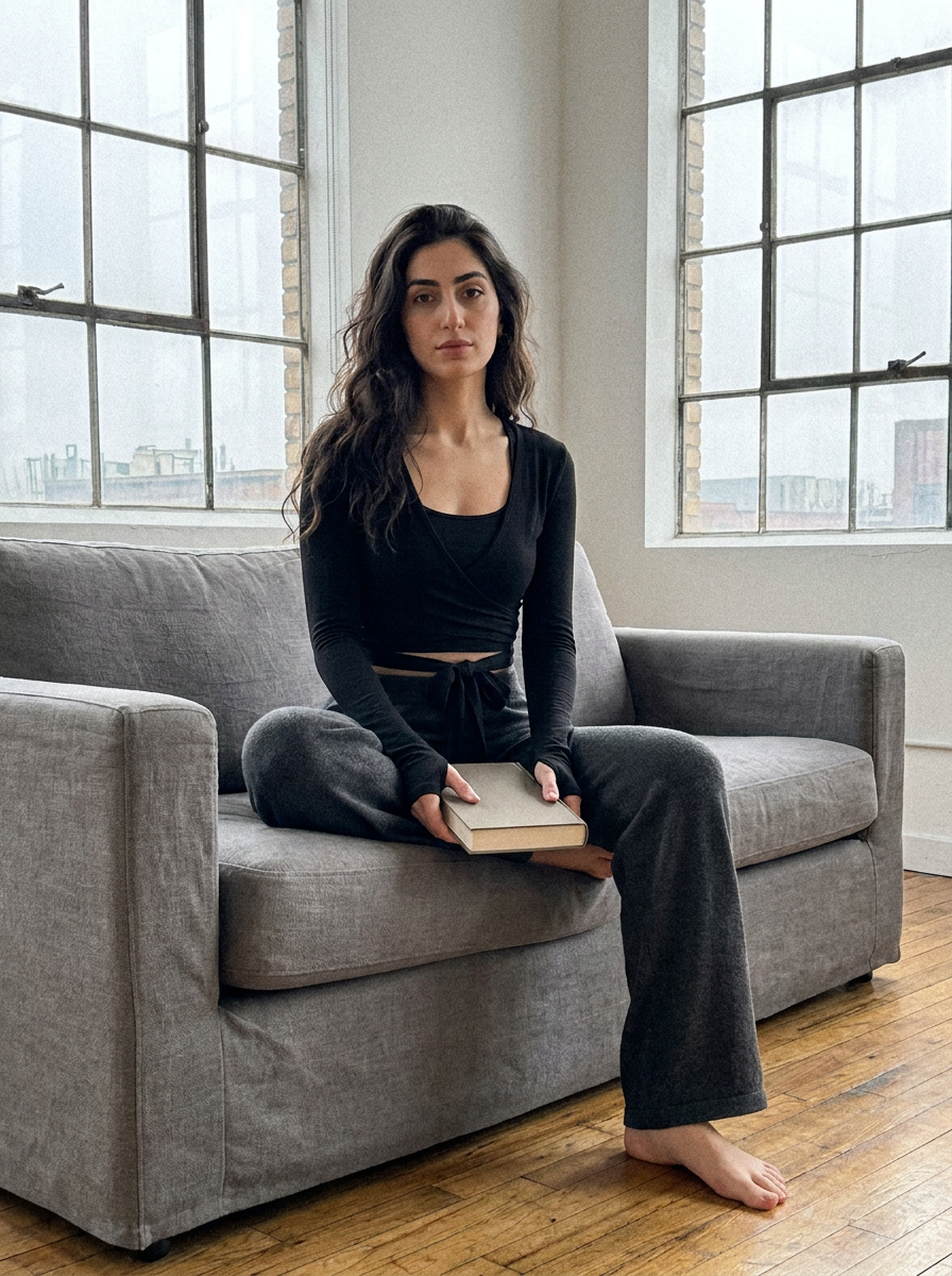 Clara Ballet Wrap Top – how it looks worn
