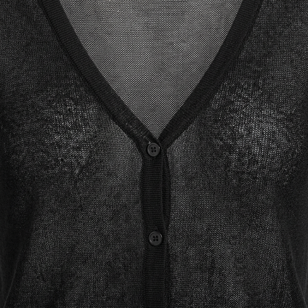 Elowen Sheer Cardigan – detail view