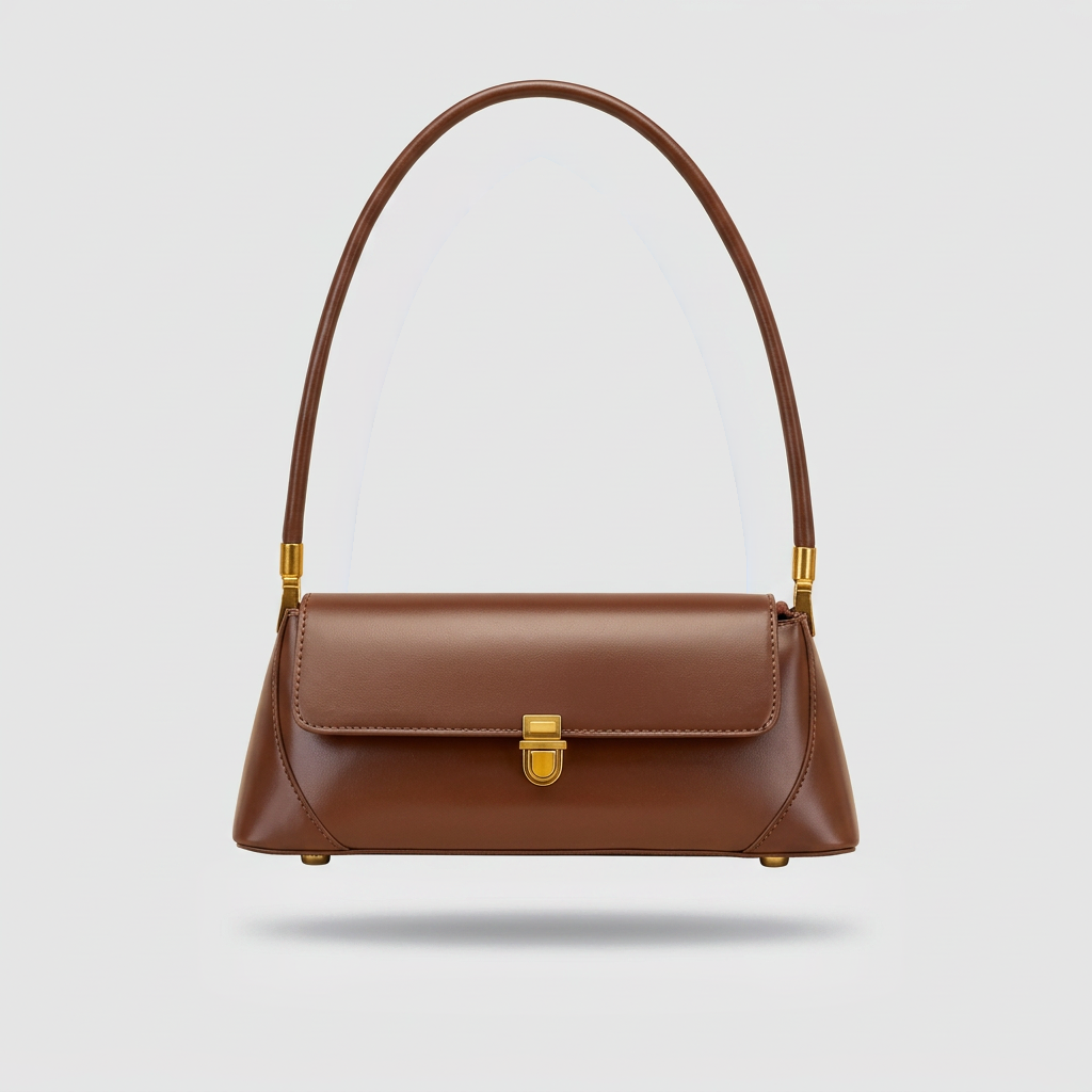Velmora Baguette Bag – front view