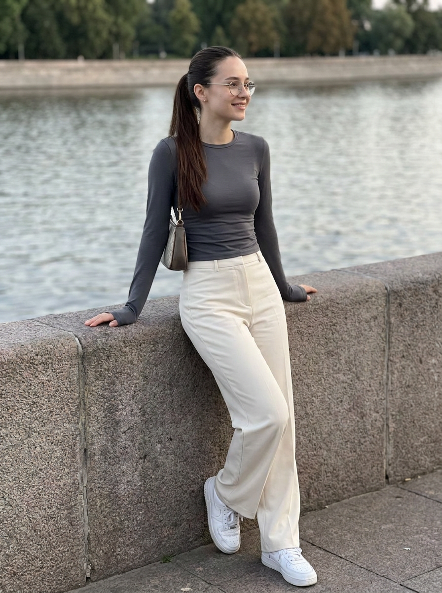 Linnea Long Sleeve Tee – how it looks worn