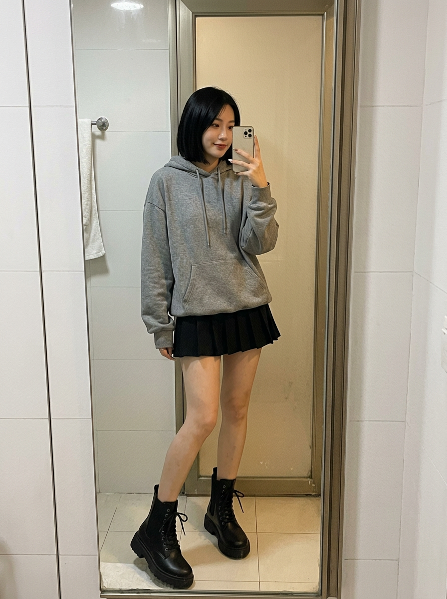 Marlowe Chunky Chelsea Boots – how it looks worn