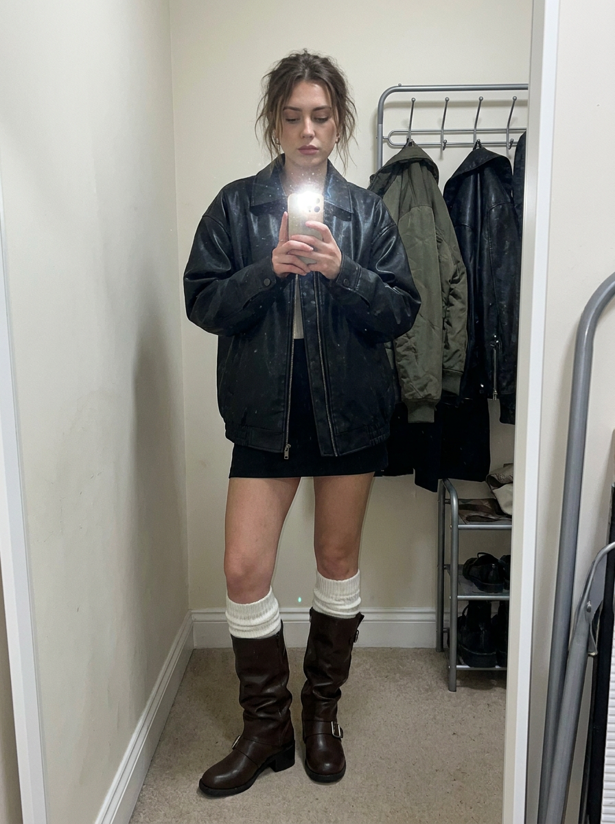 Ravenna Biker Boots – how it looks worn