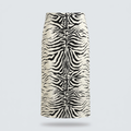 Zadie Zebra Print Midi Skirt